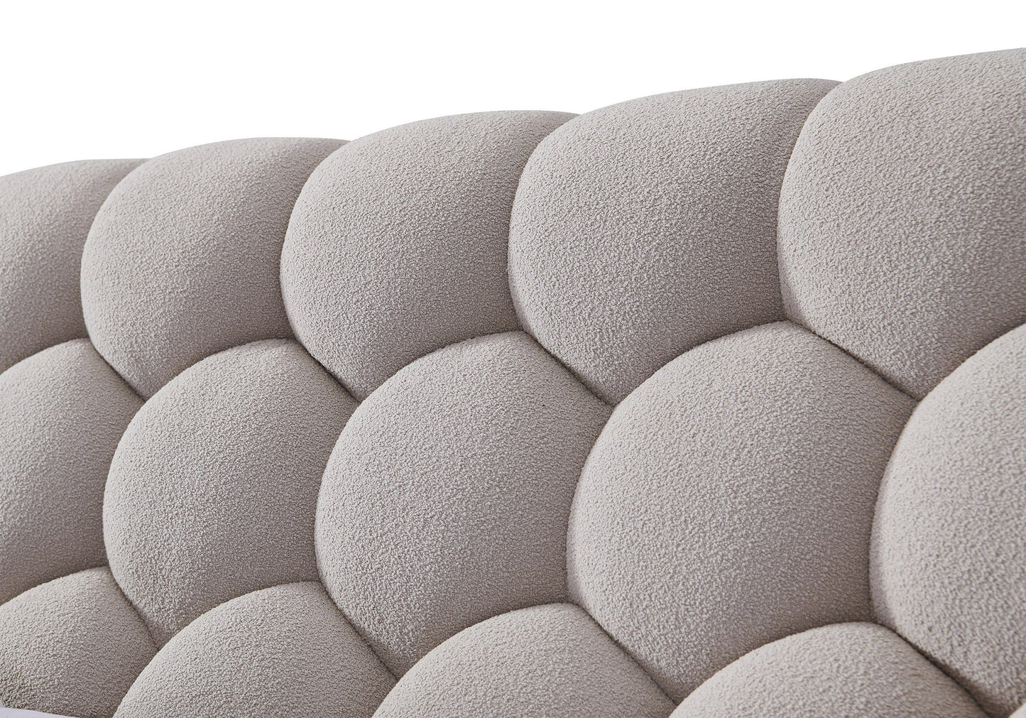Divani Casa Yolonda - Modern Beige Fabric Bed