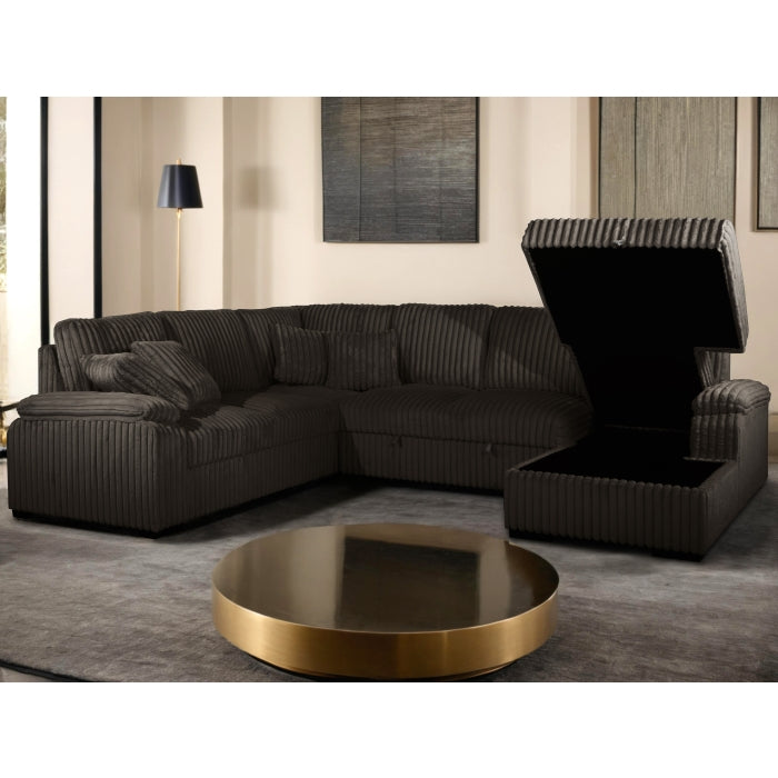 8225 Chocolate U-Shape Sectional