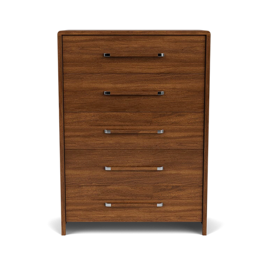 Elsie 5 Drawer Walnut Chest 83765
