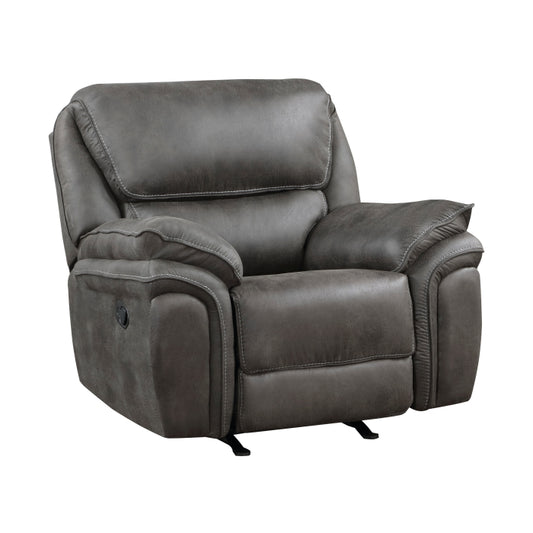 Proctor Gray Microfiber Rocker Recliner 8517GRY-1