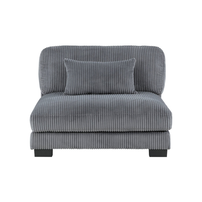 8555GY Modular 5 Pc Gray Sectional