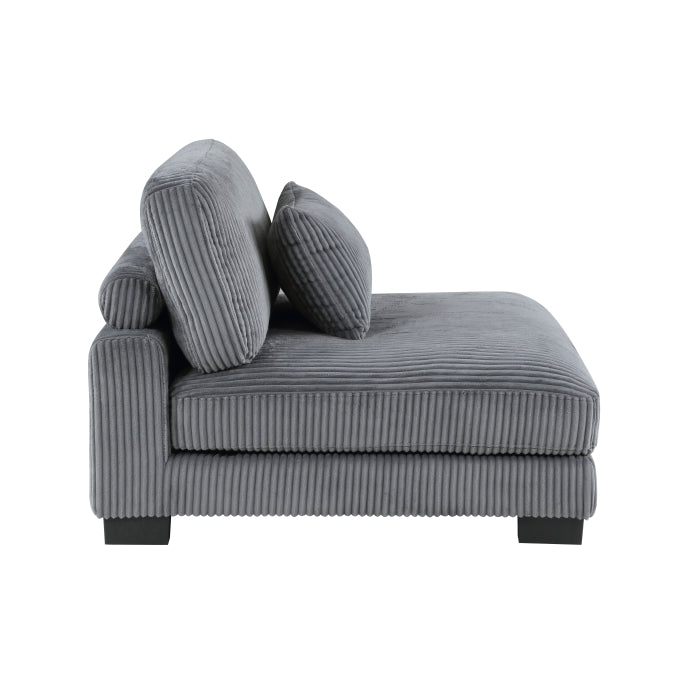 8555GY Modular 5 Pc Gray Sectional