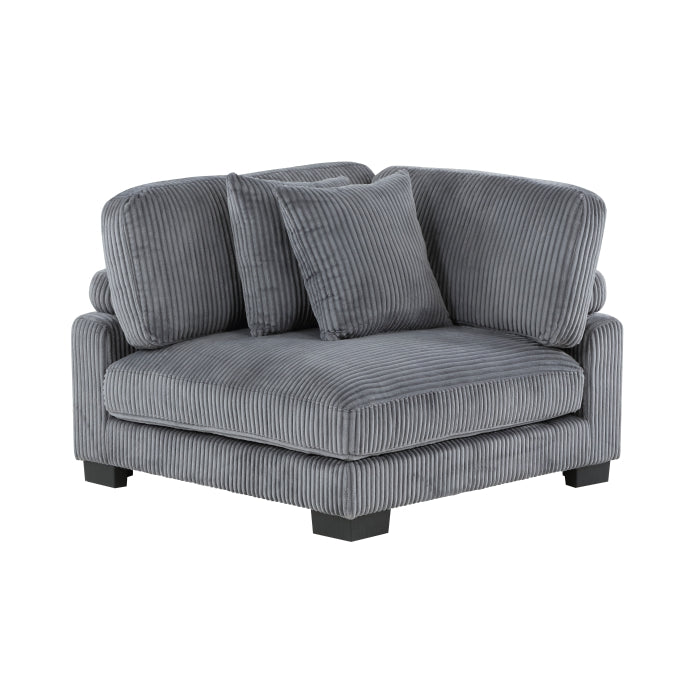 8555GY Modular 5 Pc Gray Sectional