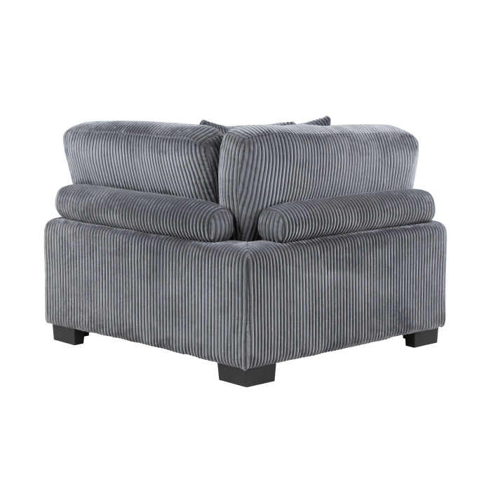 8555GY Modular 5 Pc Gray Sectional