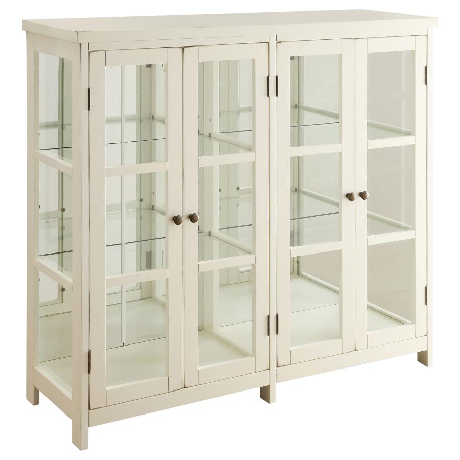 Sable White 950306 Accent Cabinet - 4 Doors
