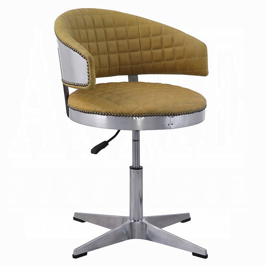 Brancaster 96470 Leather Swivel Bar Stool