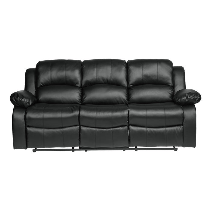 Cranley 9700BLK Faux Leather Sofa Set by Homelegance