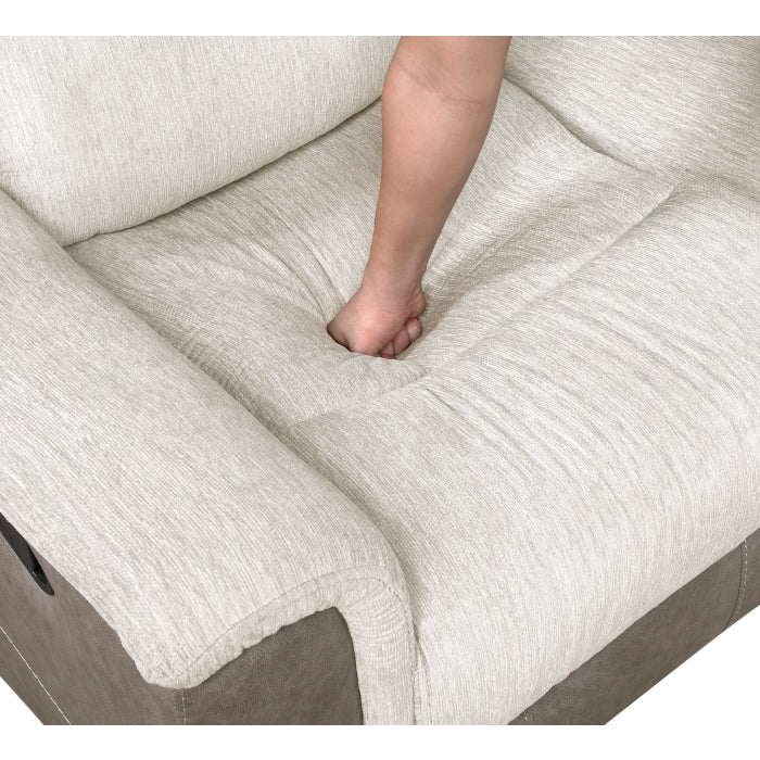 Harriette Beige Sofa & Loveseat 9703BE*2
