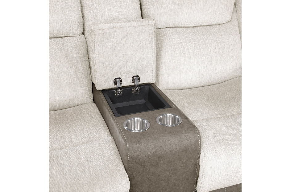 Harriette Beige Sofa & Loveseat 9703BE*2