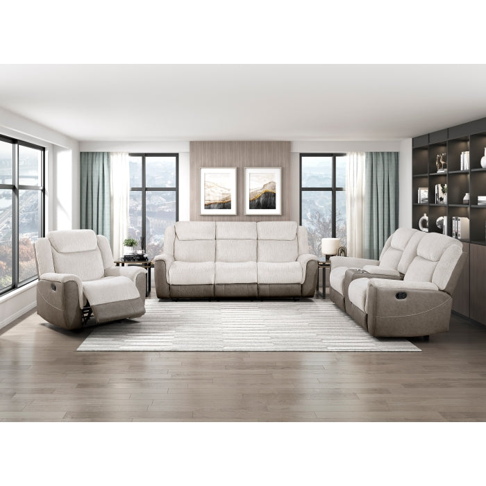 Harriette Beige Sofa & Loveseat 9703BE*2