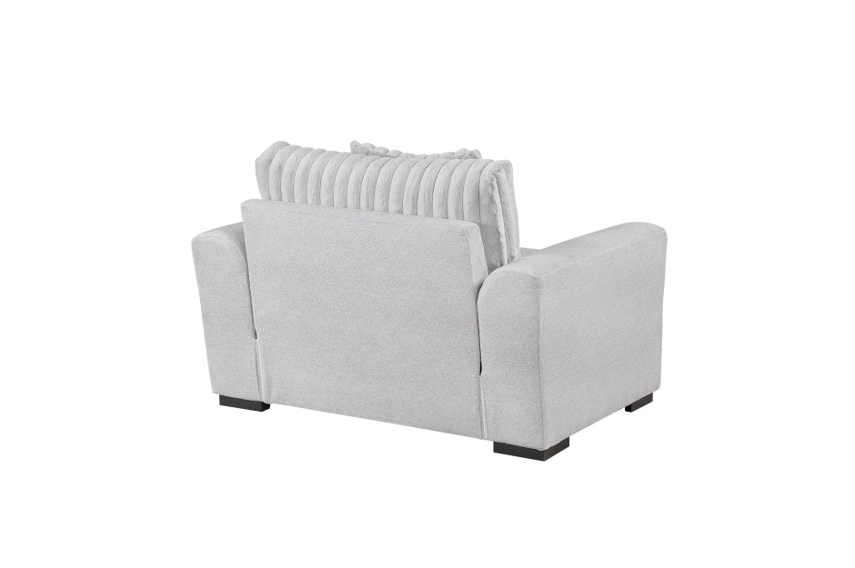 Athena Two-Tone Gray Armchair 9720GRY-1