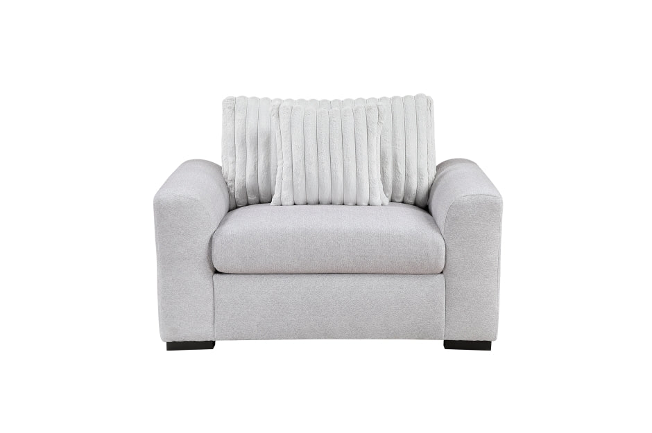 Athena Two-Tone Gray Armchair 9720GRY-1