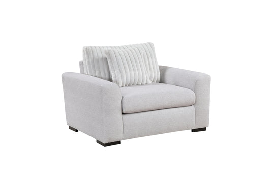 Athena Two-Tone Gray Armchair 9720GRY-1