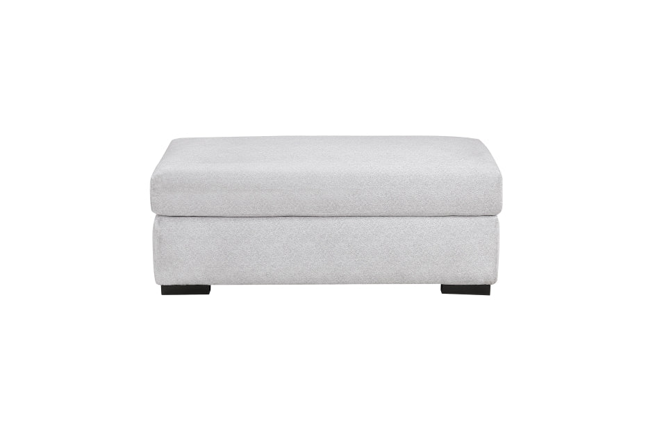 Athena Two-Tone Gray Ottoman 9720GRY-4