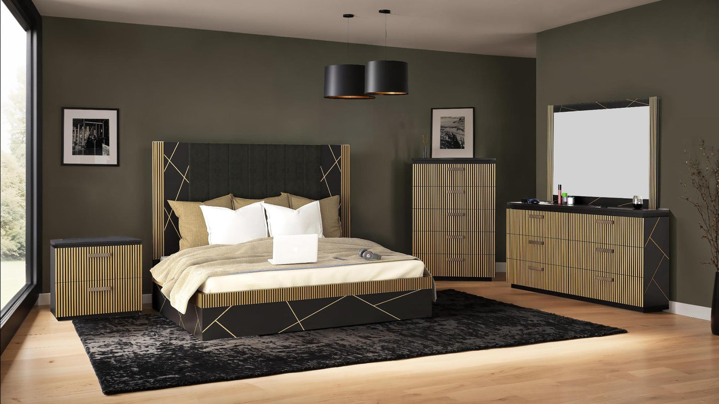 Allure 4 Pc Bedroom Collection - King Bed