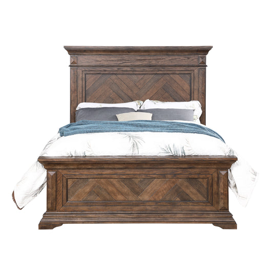 Mar Vista King 4 Pc Brown Bedroom Set