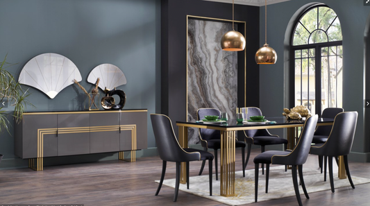 Carlino 7 Pc Modern Dining Collection