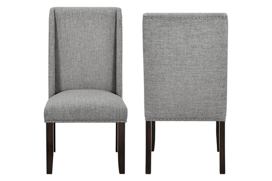 Faust Gray Parson Chair - Set of 2