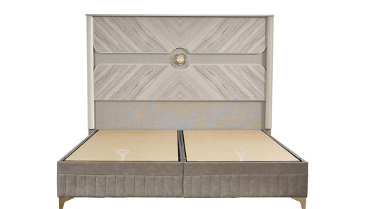 Eternity Beige 4 Pc Bedroom Set by Galaxy