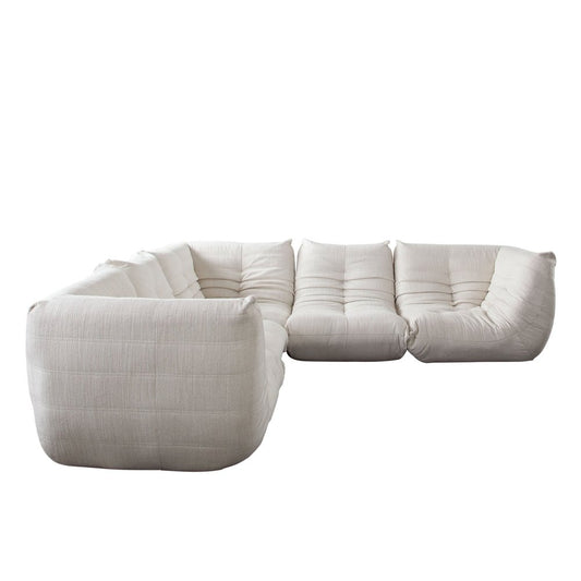 Ezra Cream Modular Sectional by Diamond Sofa