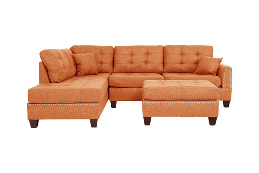 F6506 La Jolla Sectional by Poundex - 3 Color Choices