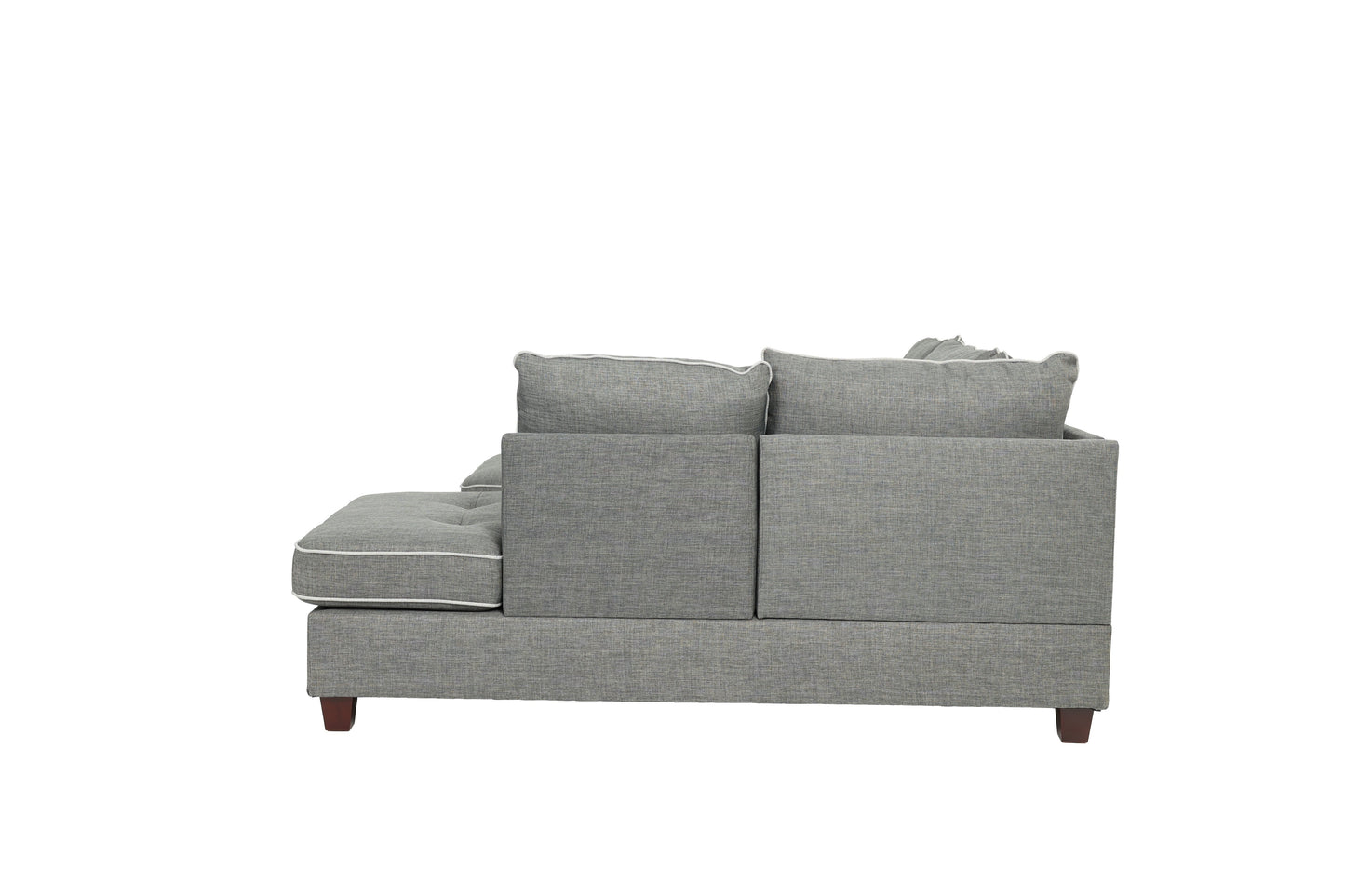 F6542 Sectional w/Ottoman by Poundex - 3 Colors