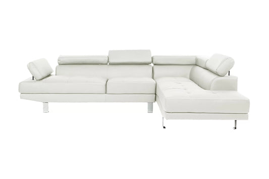 Poundex F7320 Kent Sectional - White