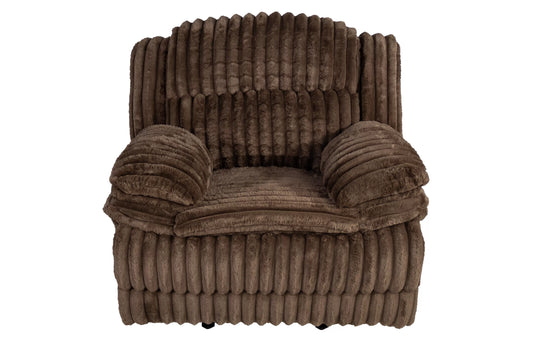 F8134 Chocolate Glider Recliner