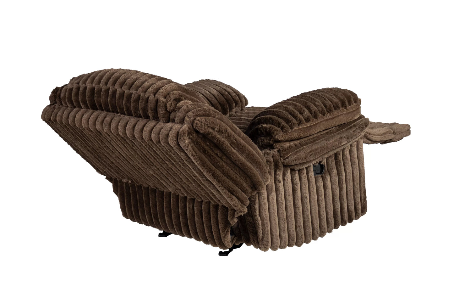 F8134 Chocolate Glider Recliner