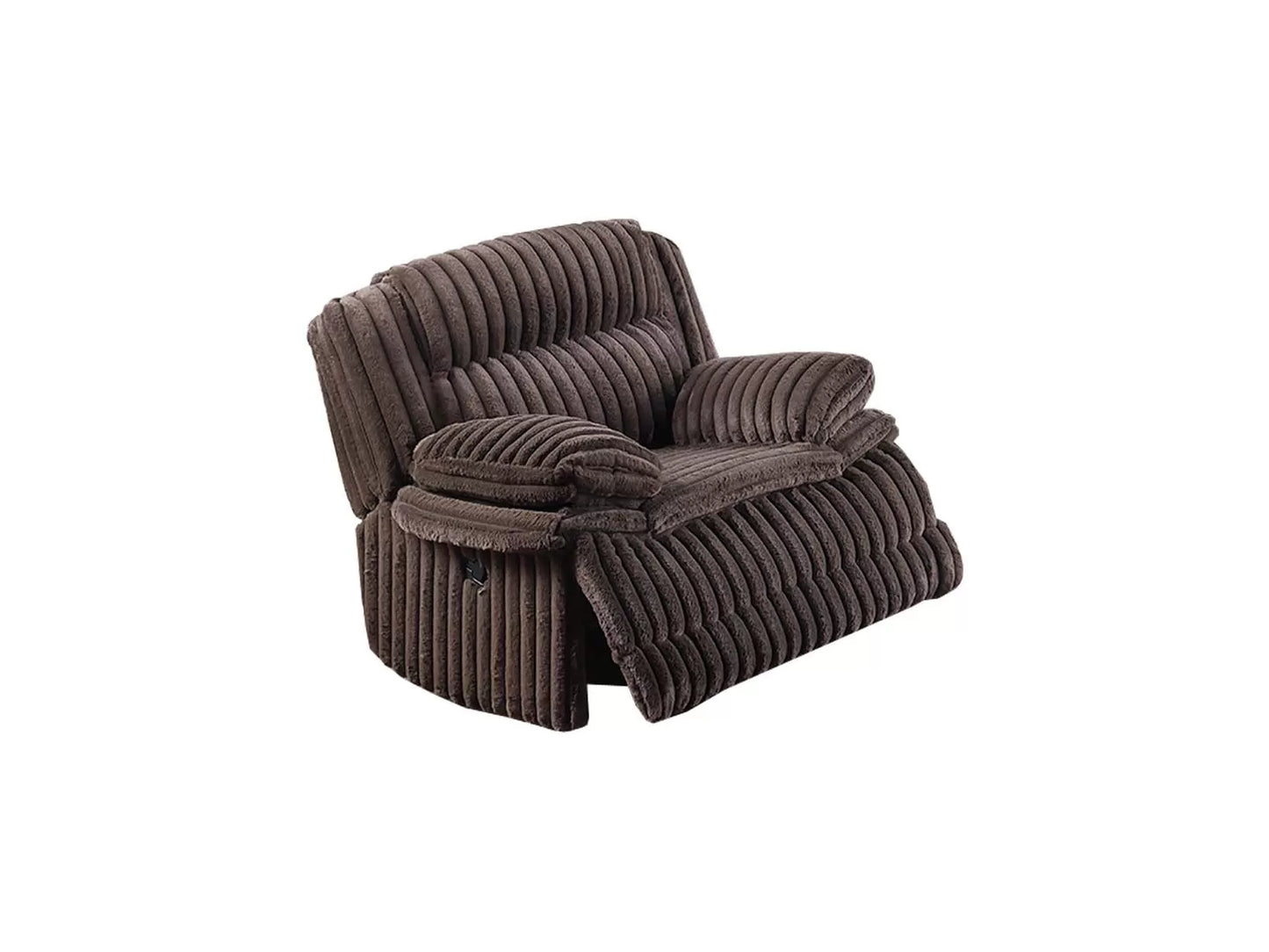 F8134 Chocolate Glider Recliner
