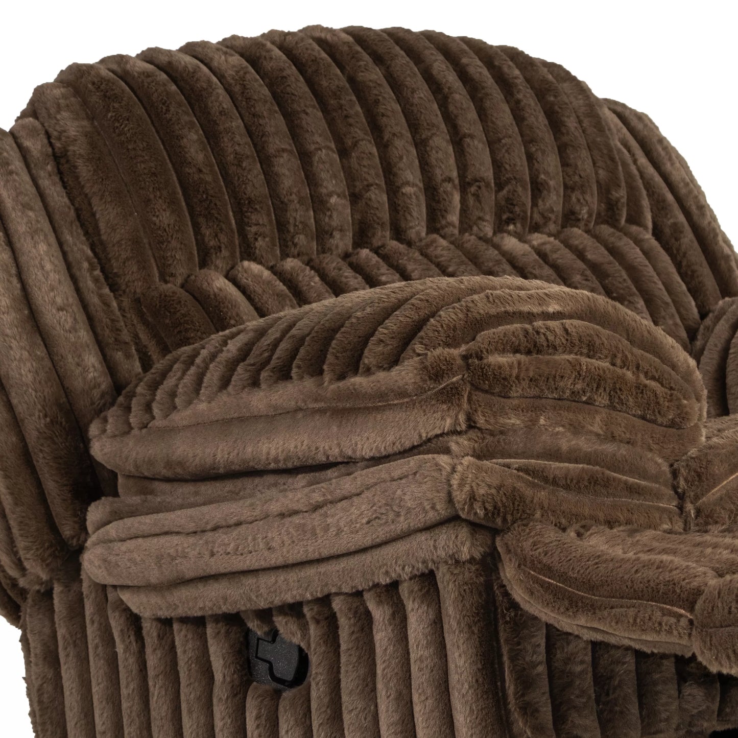 F8134 Chocolate Glider Recliner
