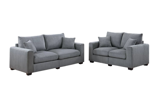 F8427 Sofá y Loveseat Poundex - 2 Colores