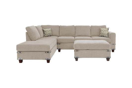 F8805 Bennigan Reversible Chenille Sectional - 3 Color Choices