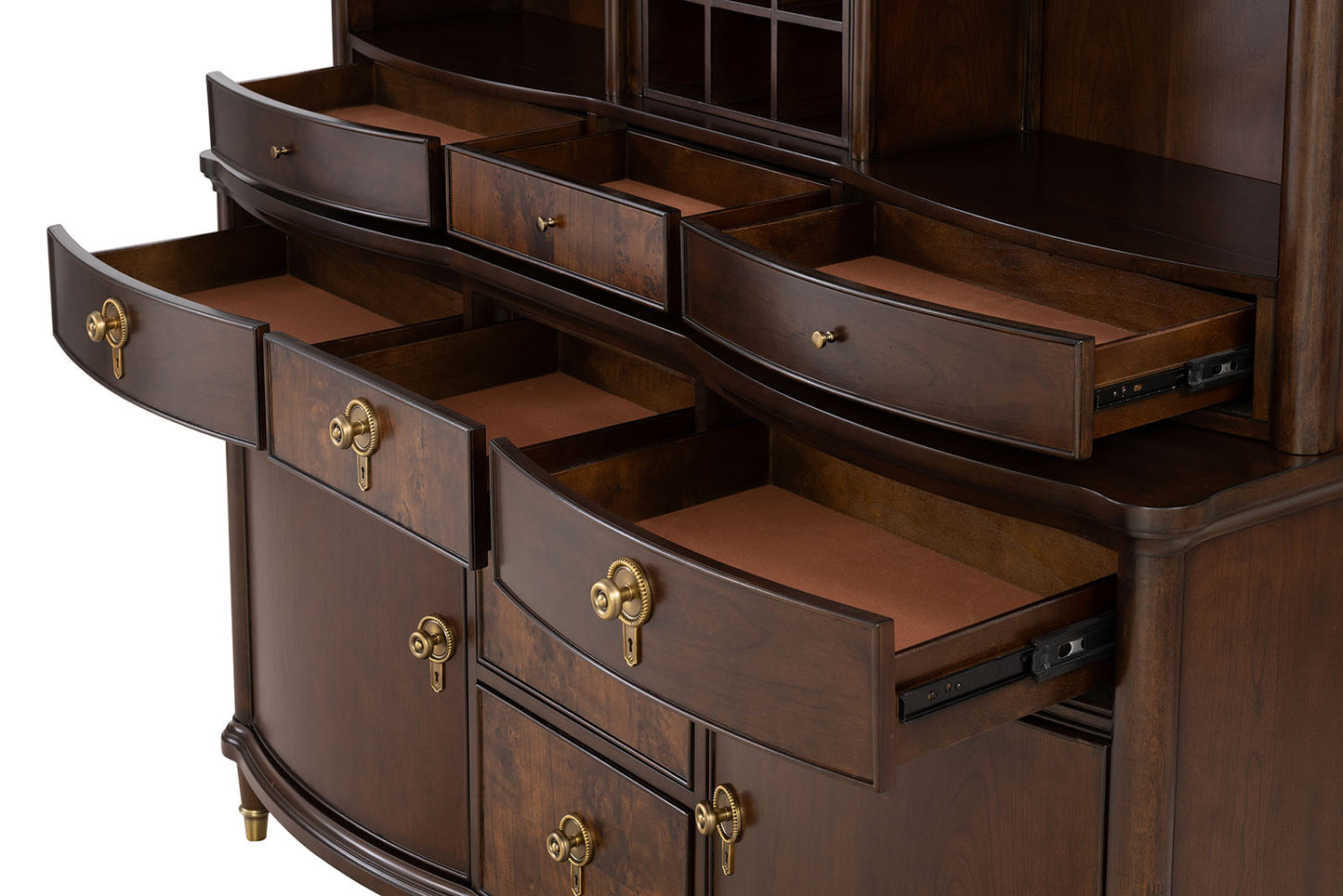 Westerham Dark Cherry Buffet & Hutch