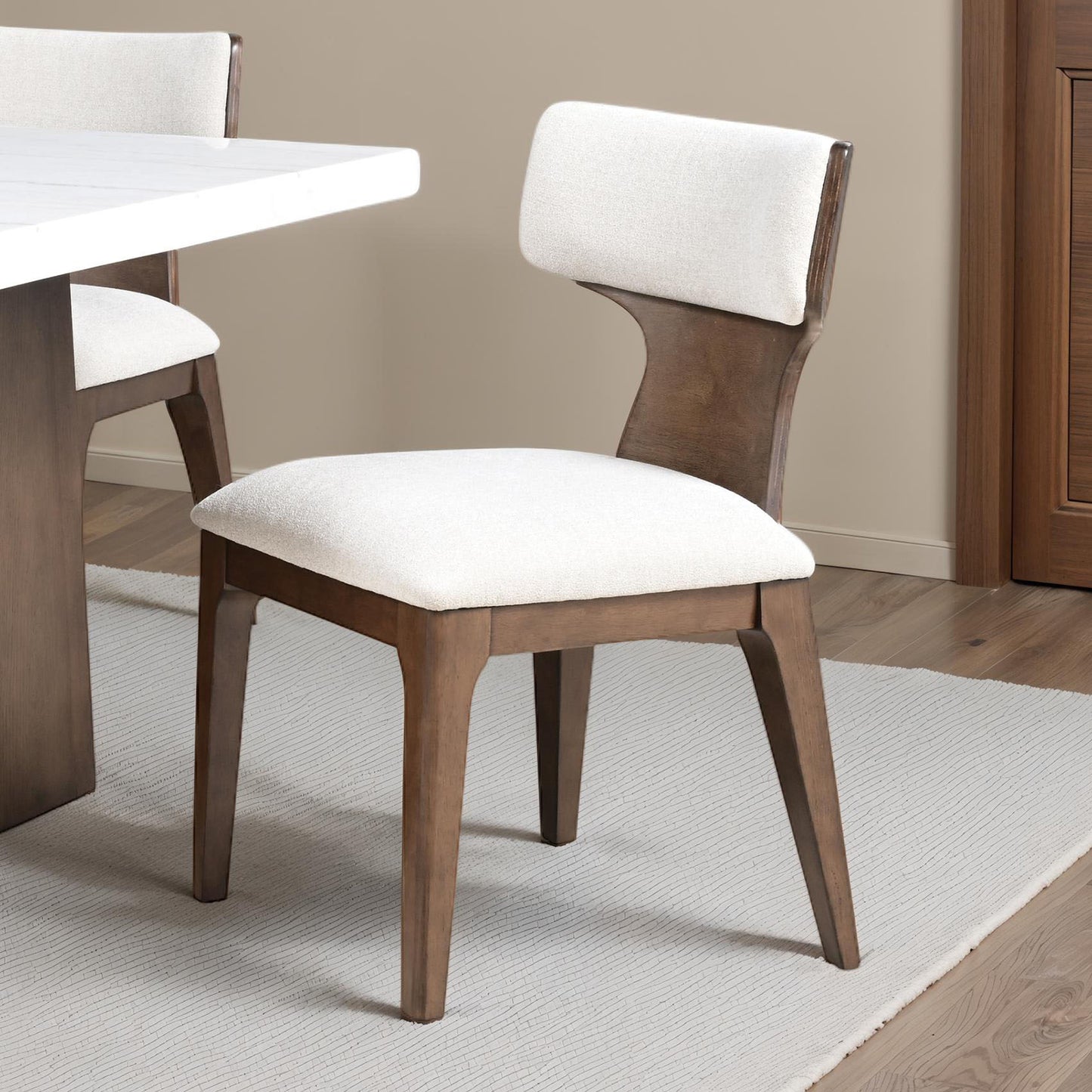 Caerwys Genuine Marble 7 Pc Dining Set