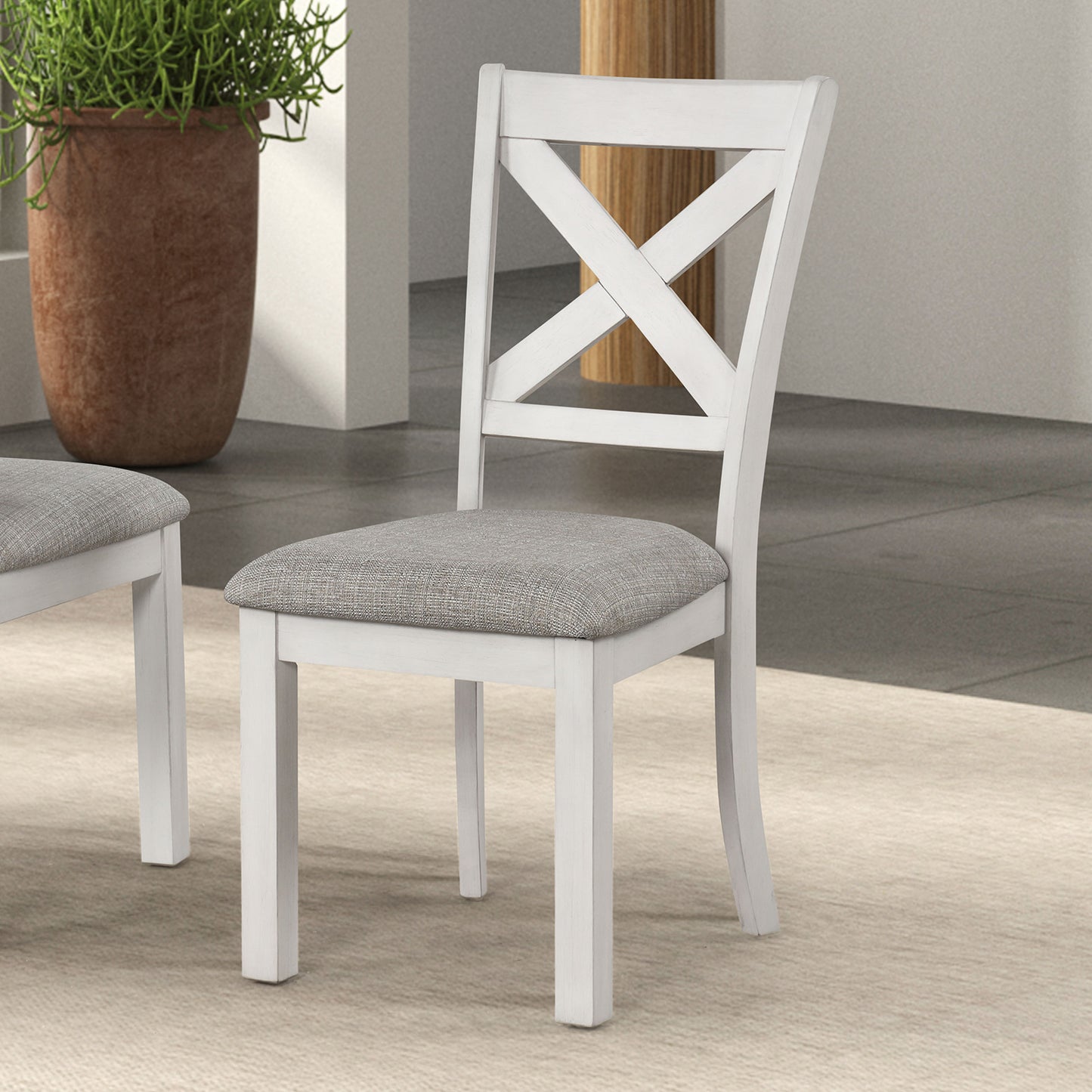 Ferrone White Oak 7 Pc Dining Collection