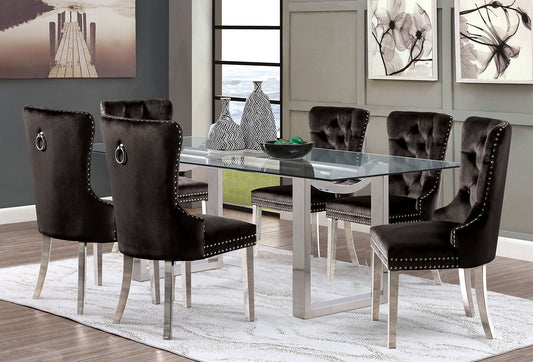 Silvestri Modern Dining Set - 3 Chair Colors