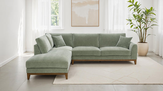 Watton Chenille Chaise Sectional - Left or Right