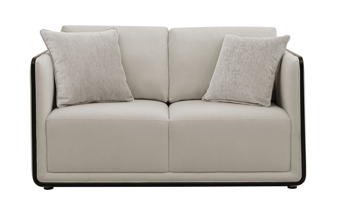 Benilde Taupe 2 Pc Chenille Sofa Collection