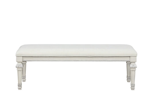 Stella Mia Creamy White Bench FM70000WH-BN