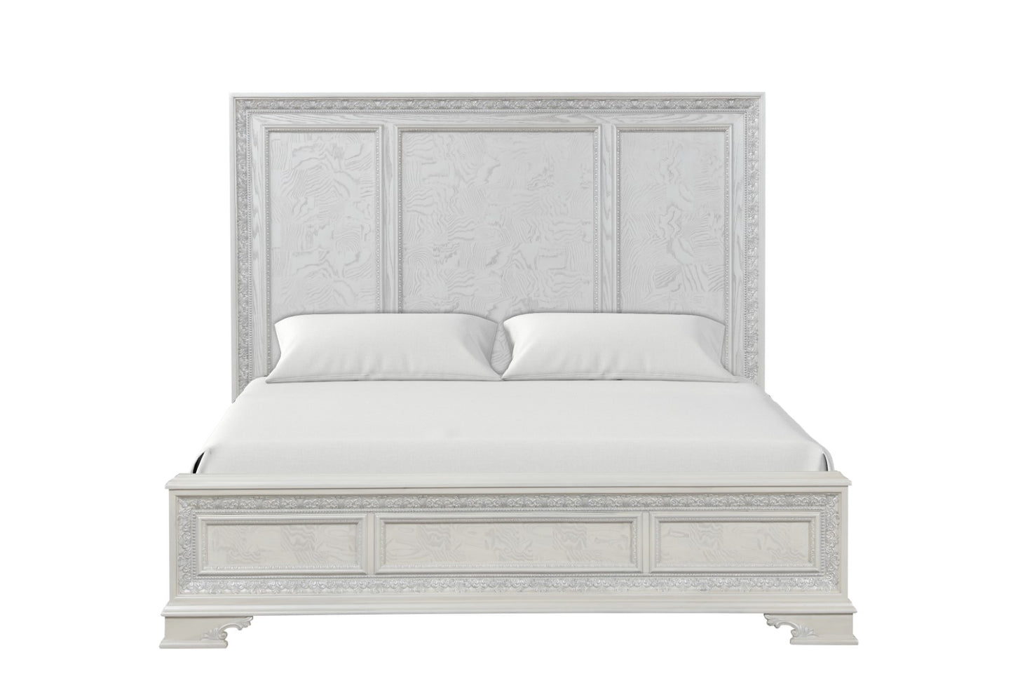 Stella Mia Creamy White King Bed FM70000WH-W