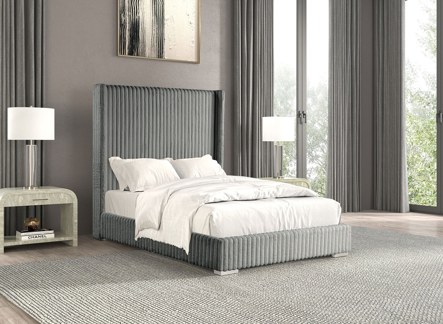 Cadwell Fur Chenille Bed FM7120 - 4 Colors