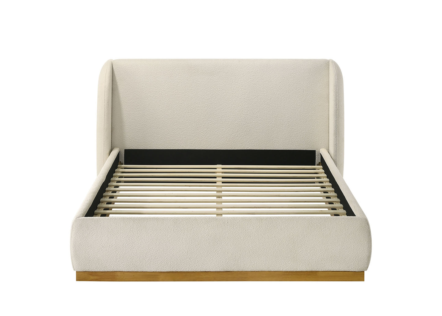 Whitman Boucle Fabric Platform Bed FM72004WH