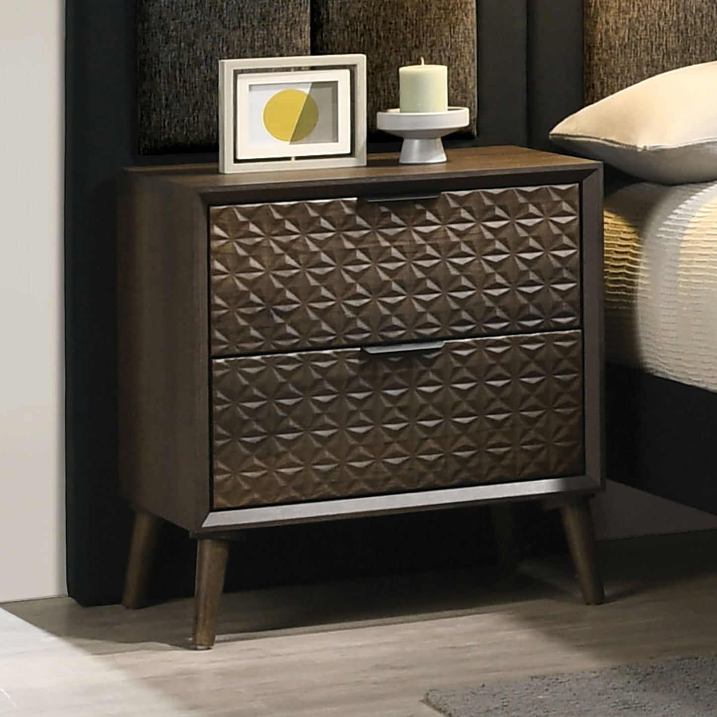 Chalfont FM7272DB Dark Brown Bedroom Set
