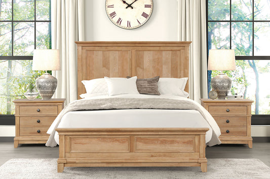 McHenry Natural Oak 4 Pc Bedroom Set