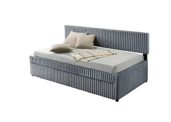 Corduroy Vevet Twin Daybed w/Trundle - 3 Colors