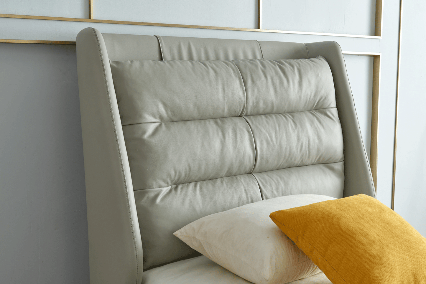 Lego Twin Leather Storage Bed by ESF