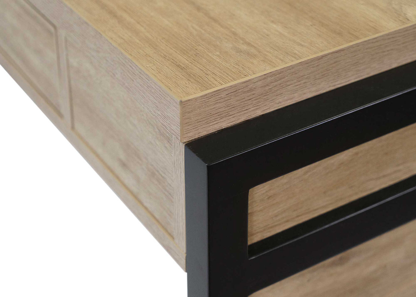 Mason Open L Desk - Monorca Finish