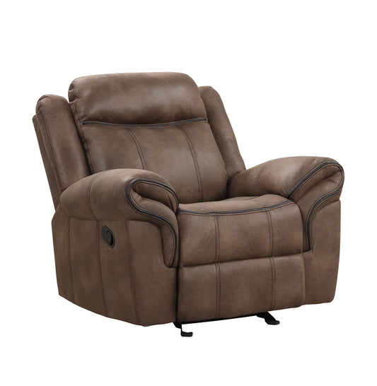 Agata Brown Glider Recliner NX6001BR-CH
