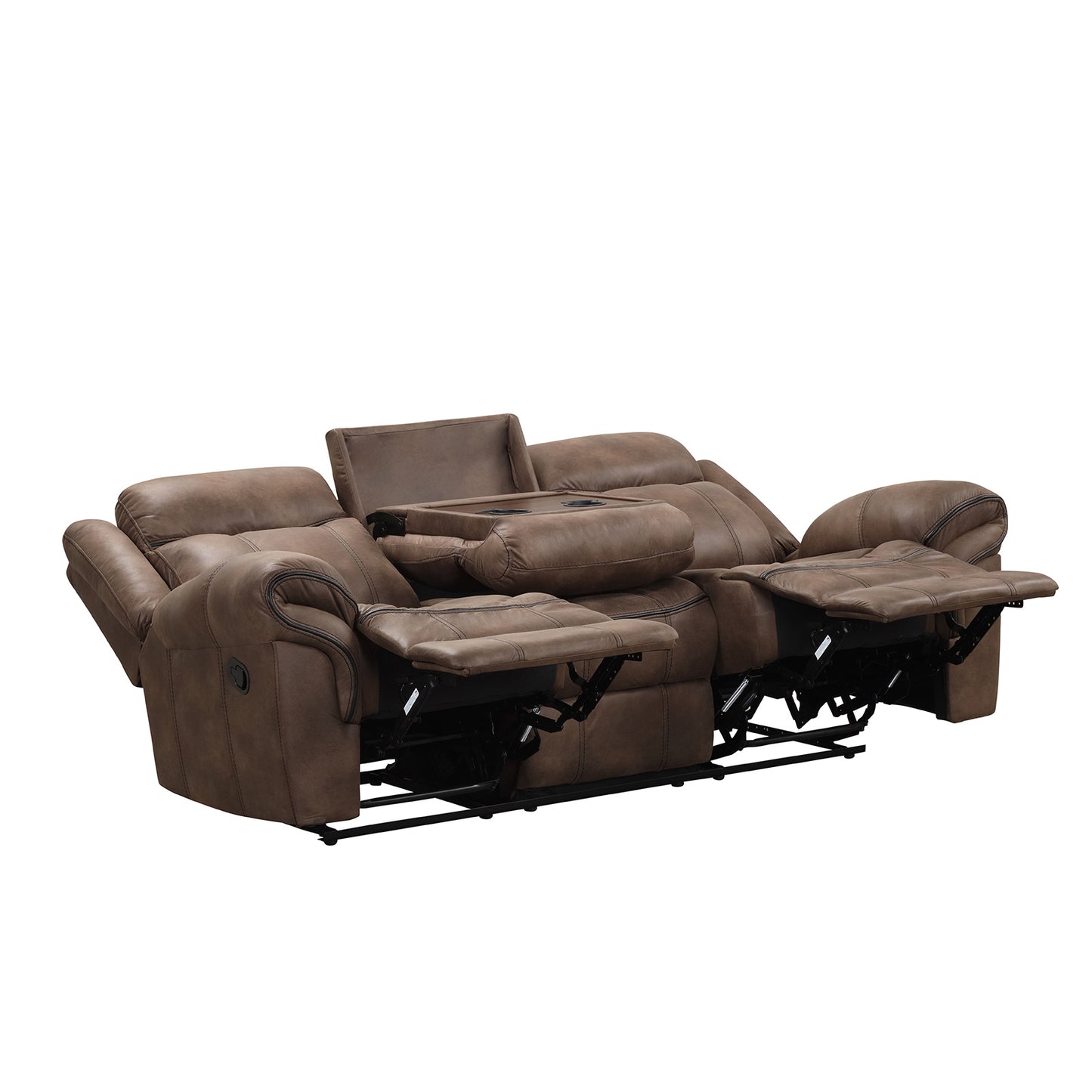 Agata Motion 2 Pc Brown Sofa Set NX6001BR